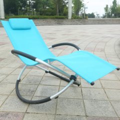 Ergonomische Garten- oder Strandliege mit Doppelringfunktion