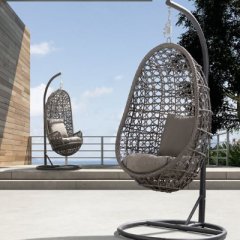 Hanging chair made of rattan