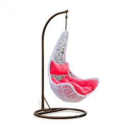 Hanging chair made of rattan