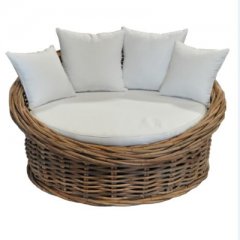 Sofa made of rattan