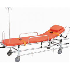 Patient stretcher with wheels